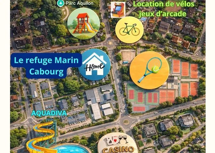 Apartmán Le Refuge Marin - Mer, Piscine, Tennis & Loisirs A 2 Pas *