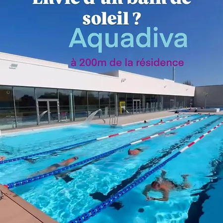 Апартаменты Le Refuge Marin - Mer, Piscine, Tennis & Loisirs A 2 Pas Кабур
