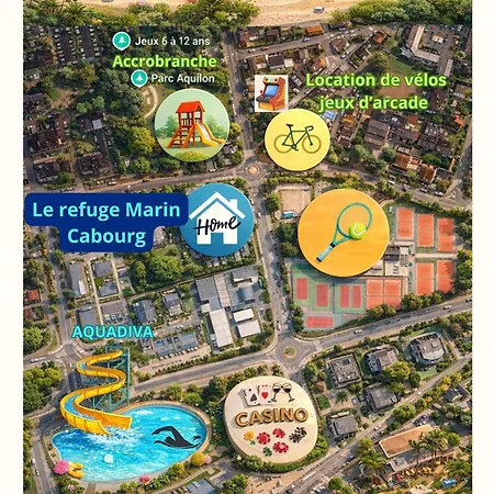 Апартаменты Le Refuge Marin - Mer, Piscine, Tennis & Loisirs A 2 Pas *